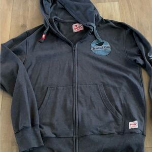 Bluebird Cafe Women's Dark Grey zippered jacket